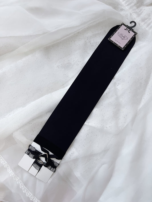 Lovely Tency Heart Garter Over Knee Socks