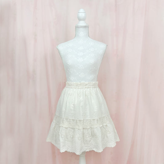 L'EST ROSE Cotton 100% Pure Girly Skirt