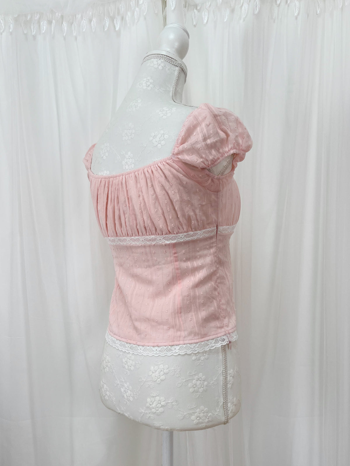1998beforethedawn Cynthia Top(Peach Pink)