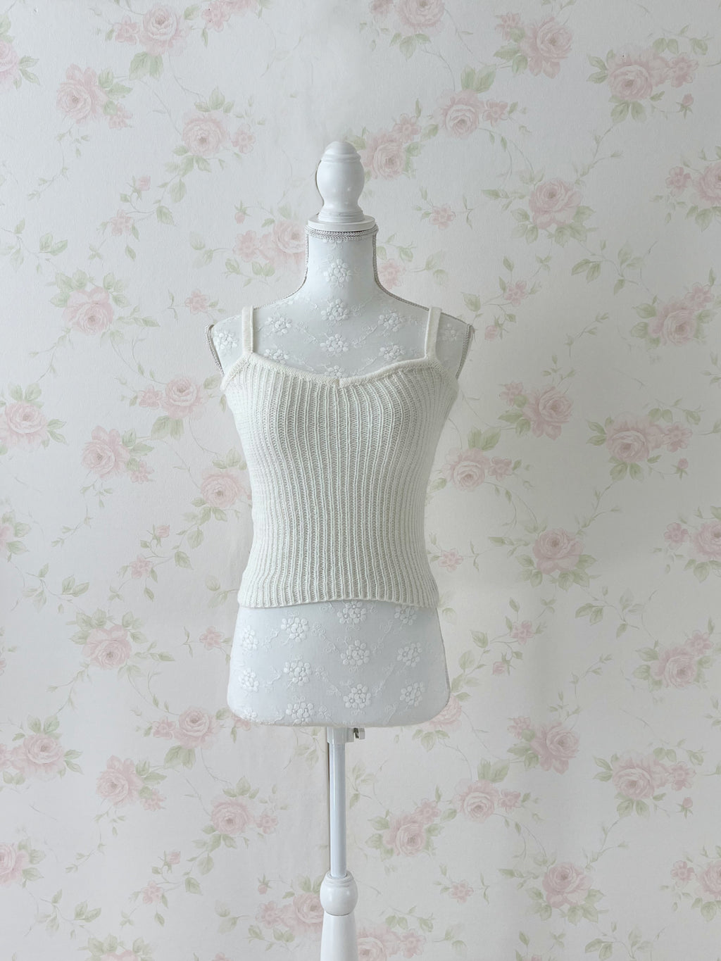Camisole Cardigan Set (Ivory)