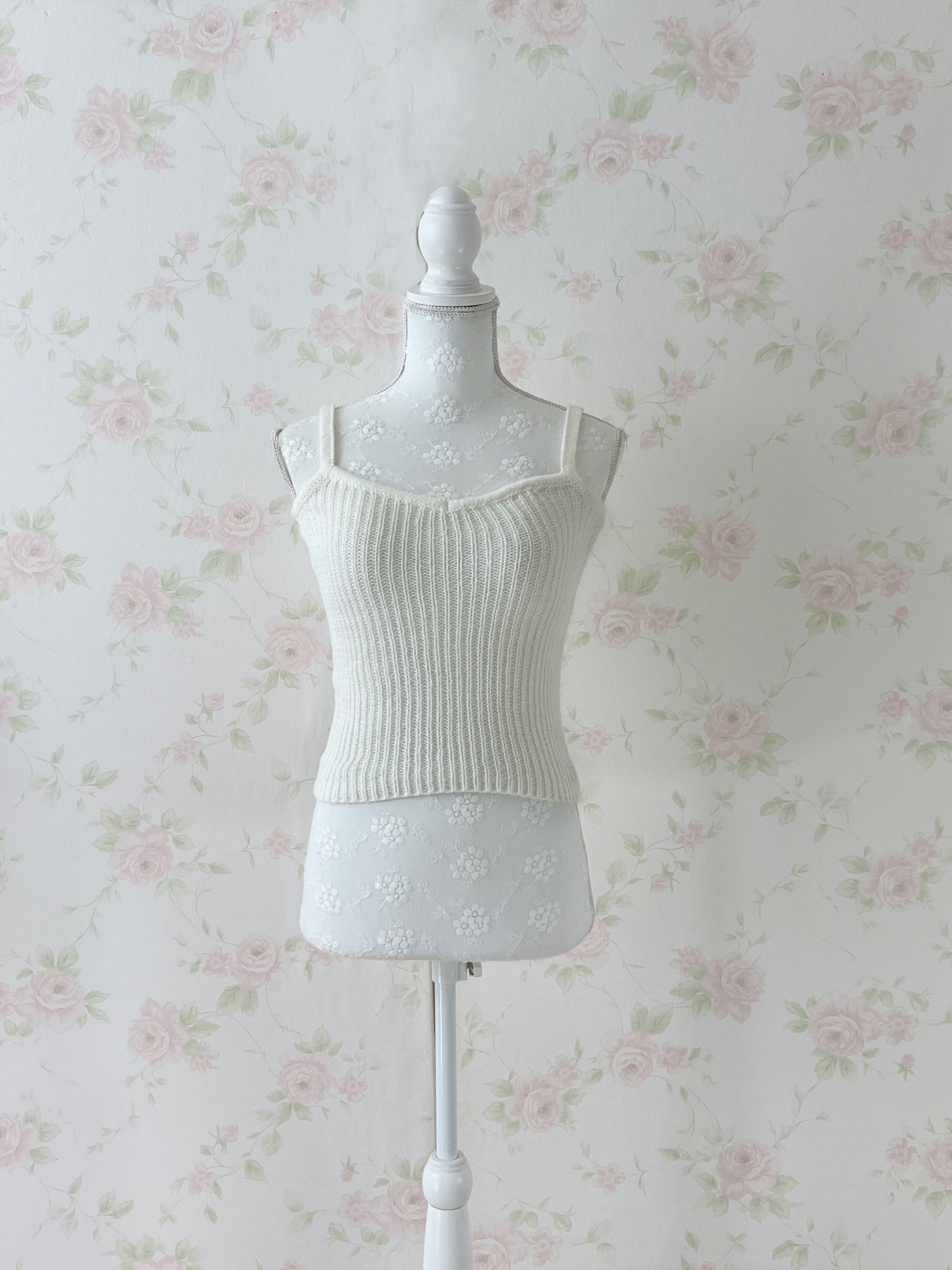 Camisole Cardigan Set (Ivory)