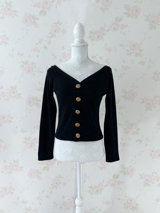 d.i.a Back Chain V Neck Top