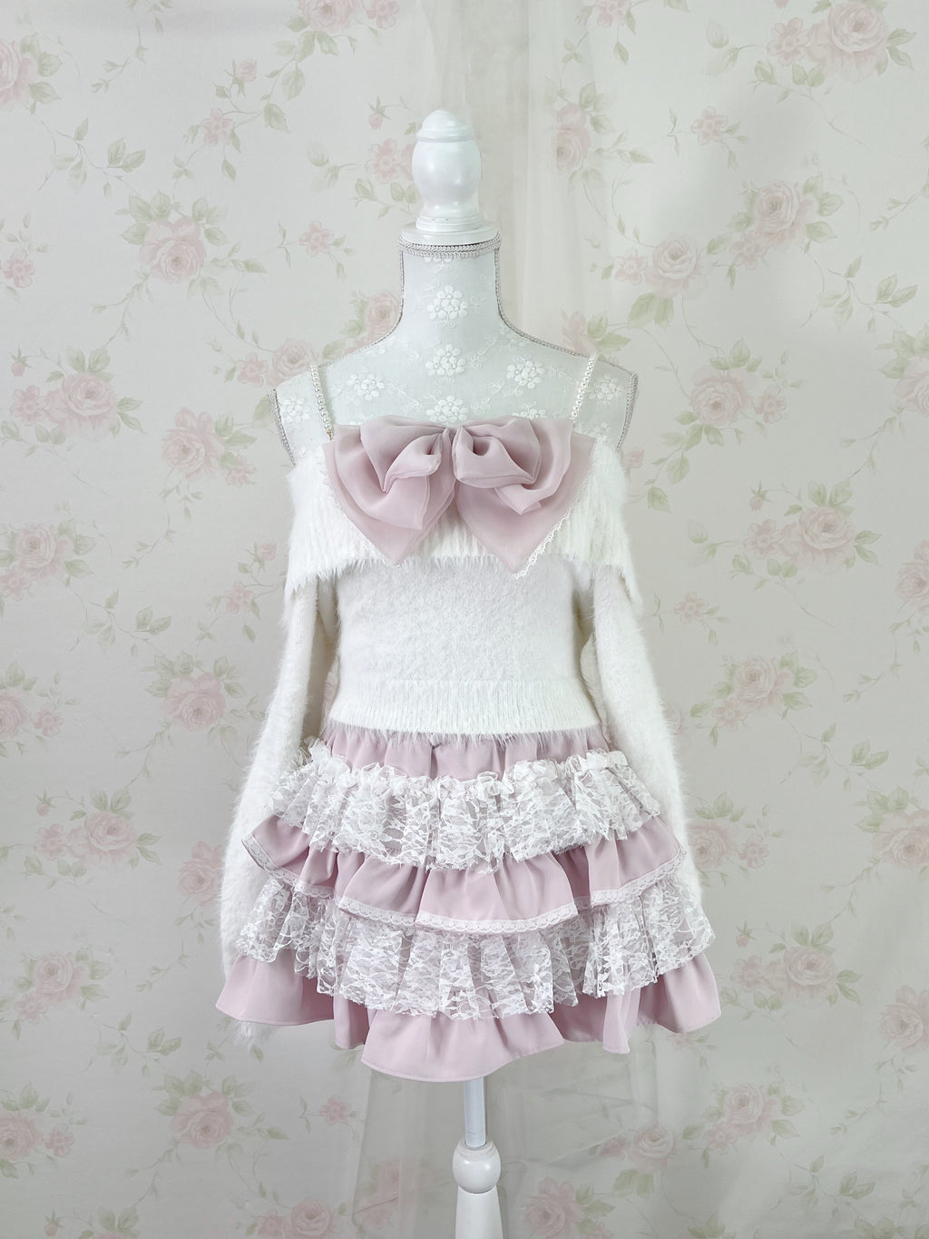 mellfy memory Lace tutu drawers mini Skirt