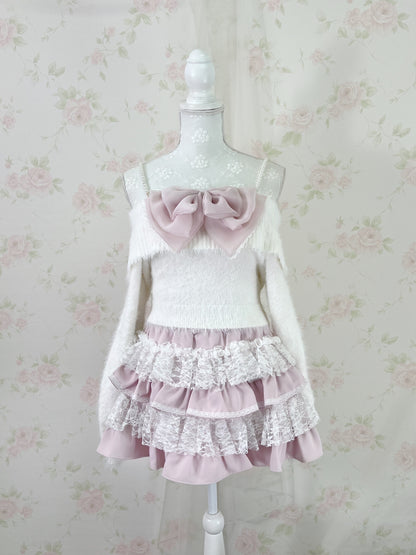 mellfy memory Lace tutu drawers mini Skirt