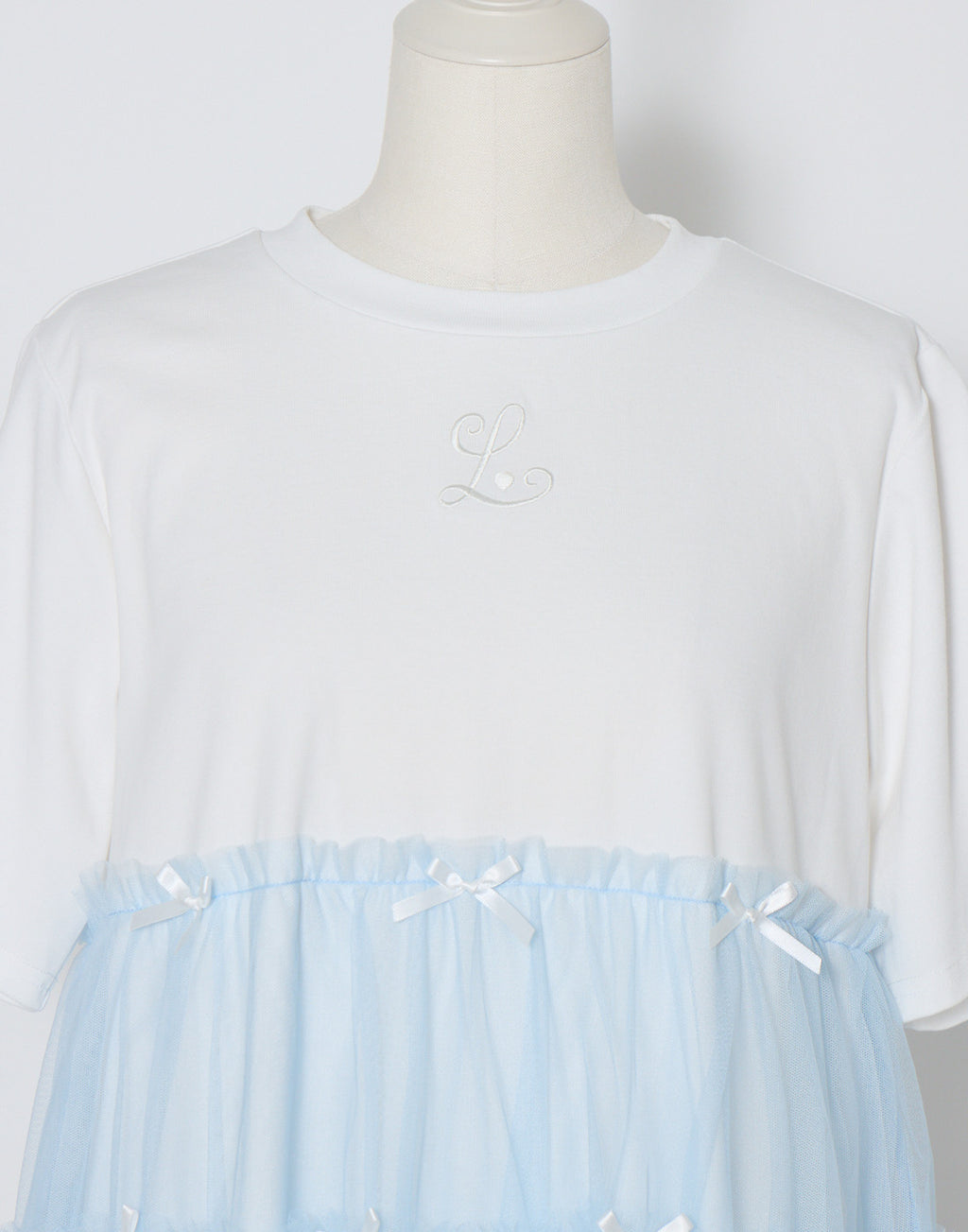 Lolime Tulle tiered cut sew mini dress