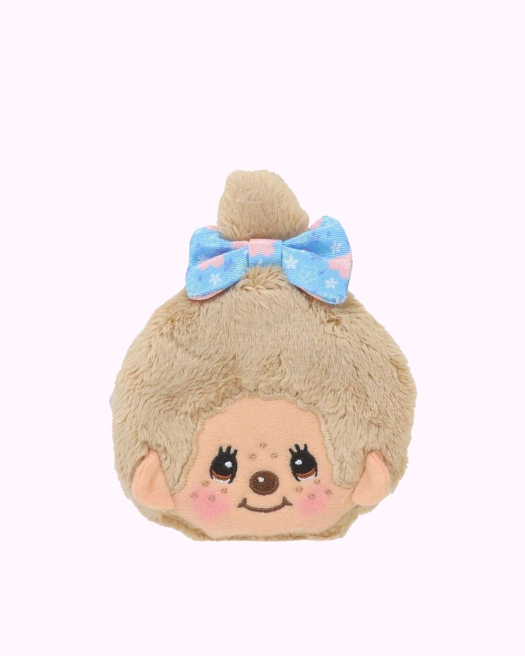 Monchicchi Japanese Sakura Ribbon Edition Coin Purse (Beige)