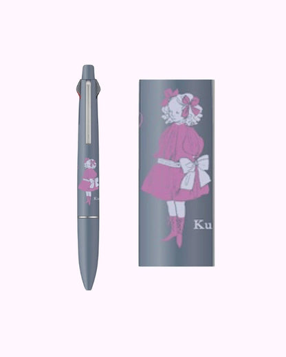 JETSTREAM Kurahashi Rei Edition Lite Touch Ink 4&1 (4-Color Ballpen and Mechanical Pencil) (Purple)