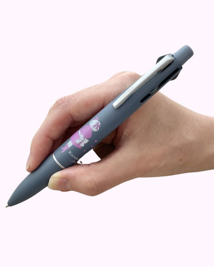 JETSTREAM Kurahashi Rei Edition Lite Touch Ink 4&1 (4-Color Ballpen and Mechanical Pencil) (Purple)