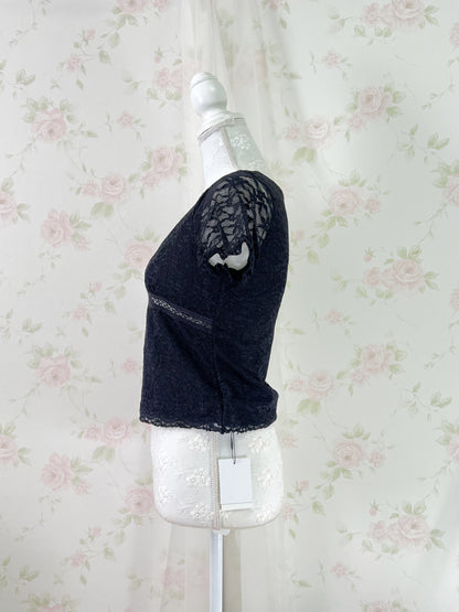 GRL Lacy Shoujo T-Shirt (Black)