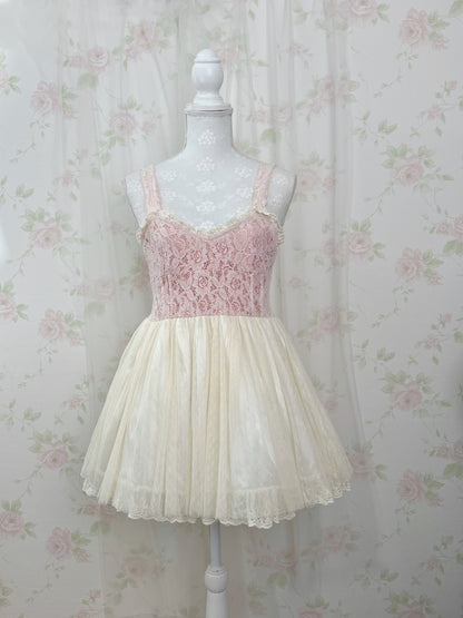 LIZ LISA Lace Tulle Camisole Dress