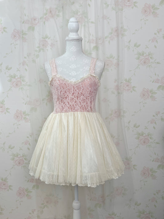 LIZ LISA Lace Tulle Camisole Dress