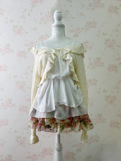 rienda Chiffon Camisole (White)