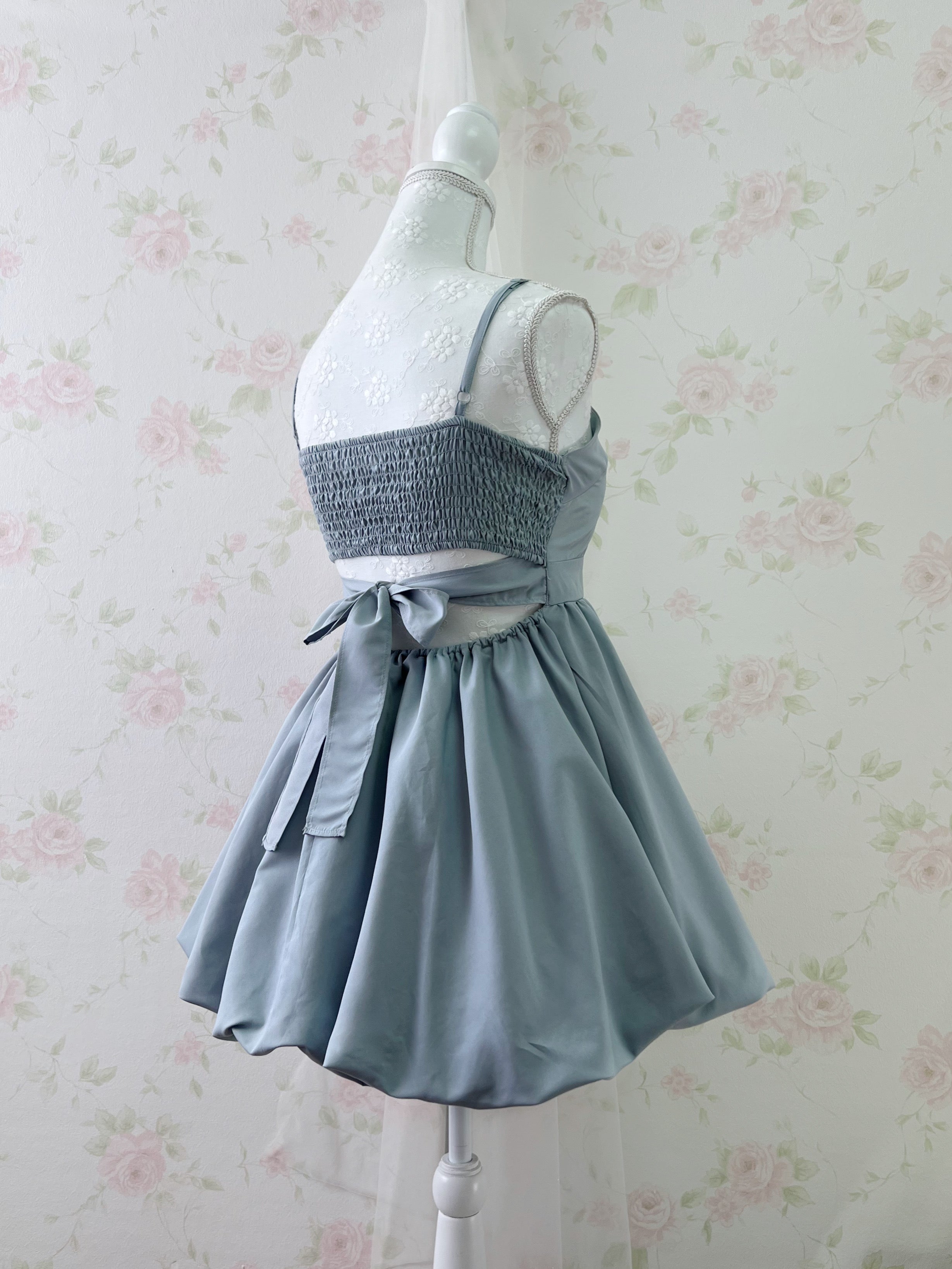 Back Bow Shoujo Dress (Blue)