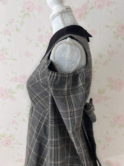 EATME Wool Mix Checked Dress