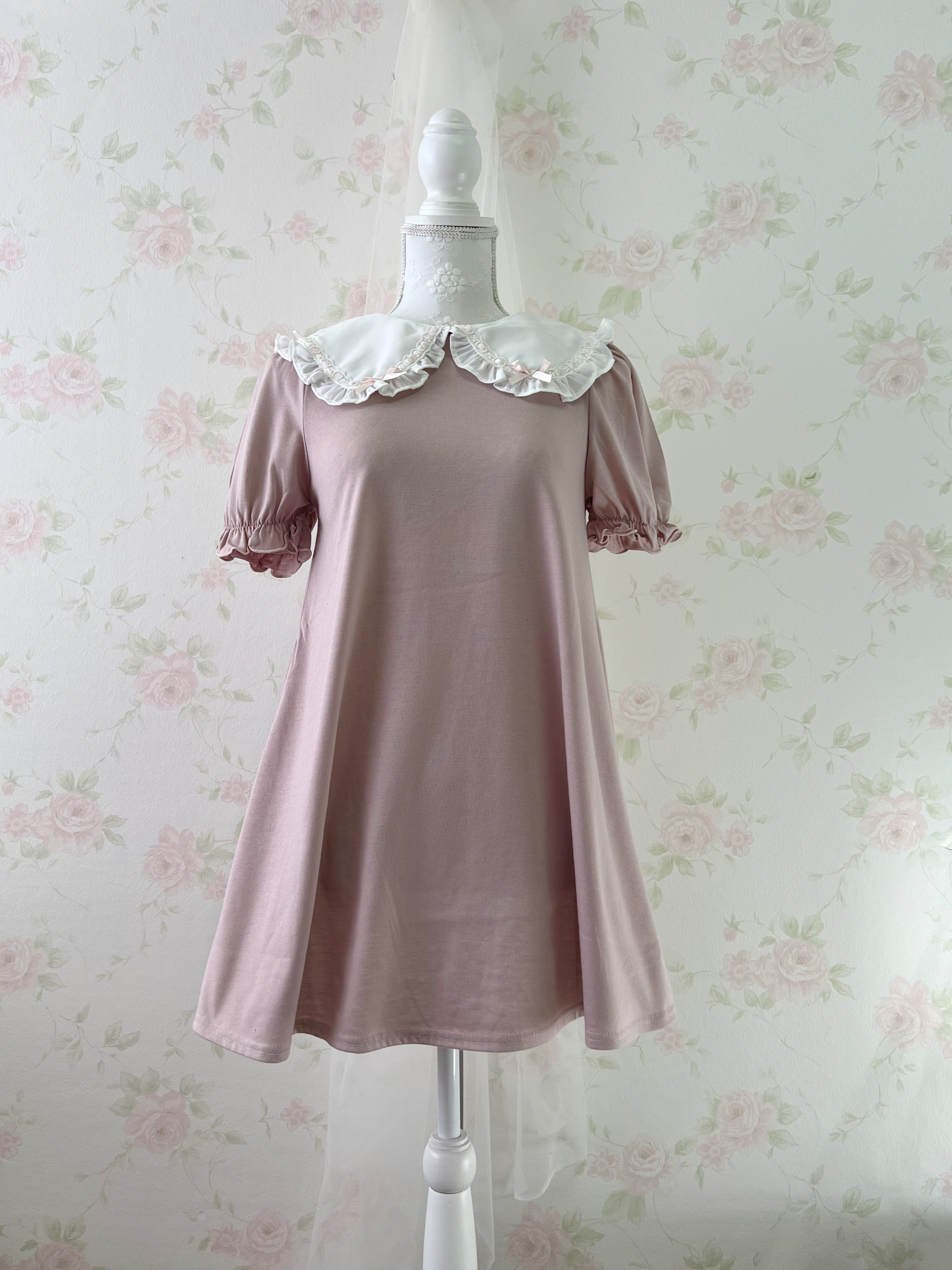 Ank Rouge Dolly Collar Dress (Pink)