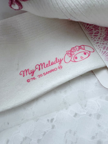 My Melody One Point Embroidery Socks