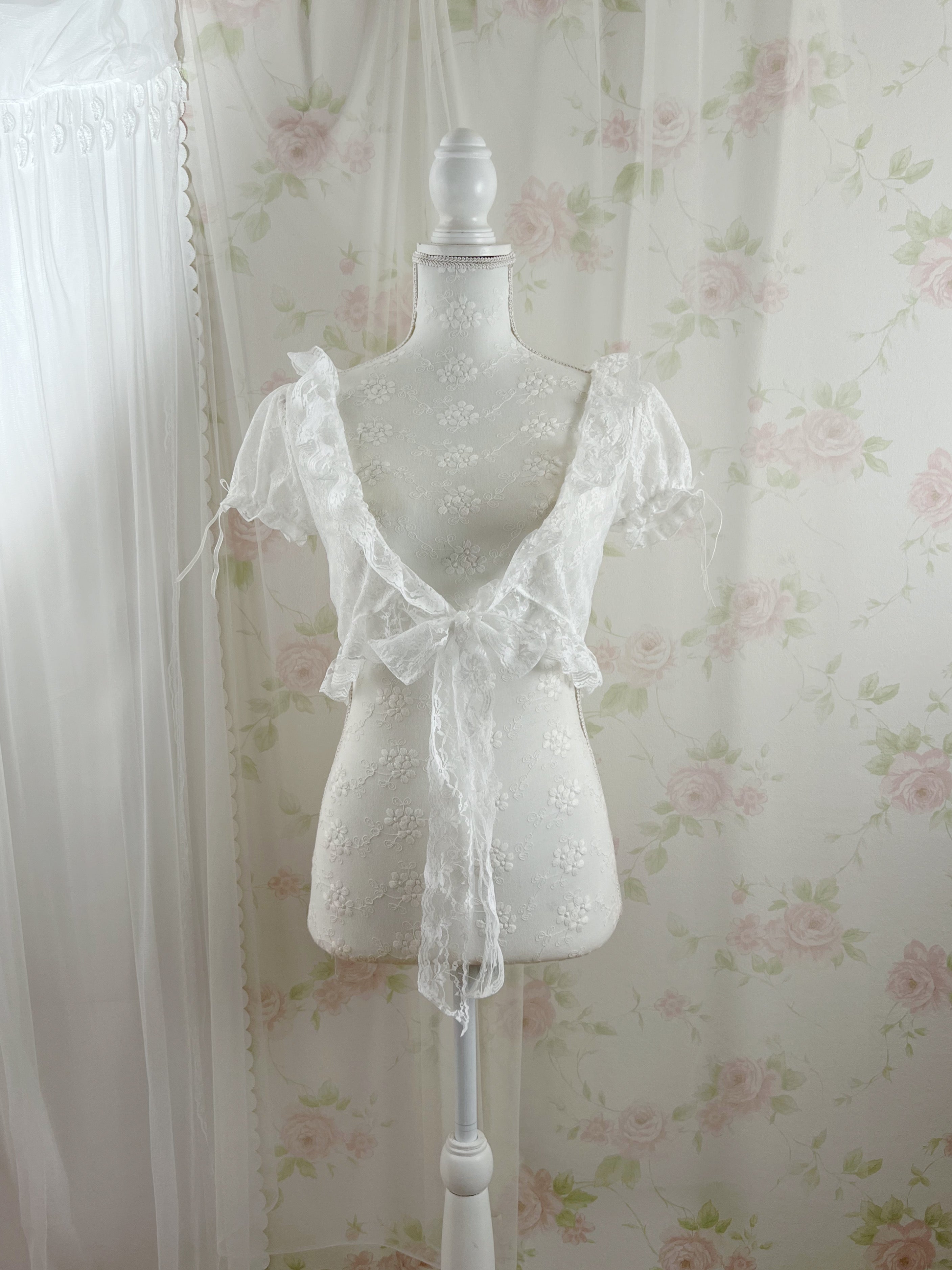 (Pre-order)Vintage Angel Tailor Lace Bolero