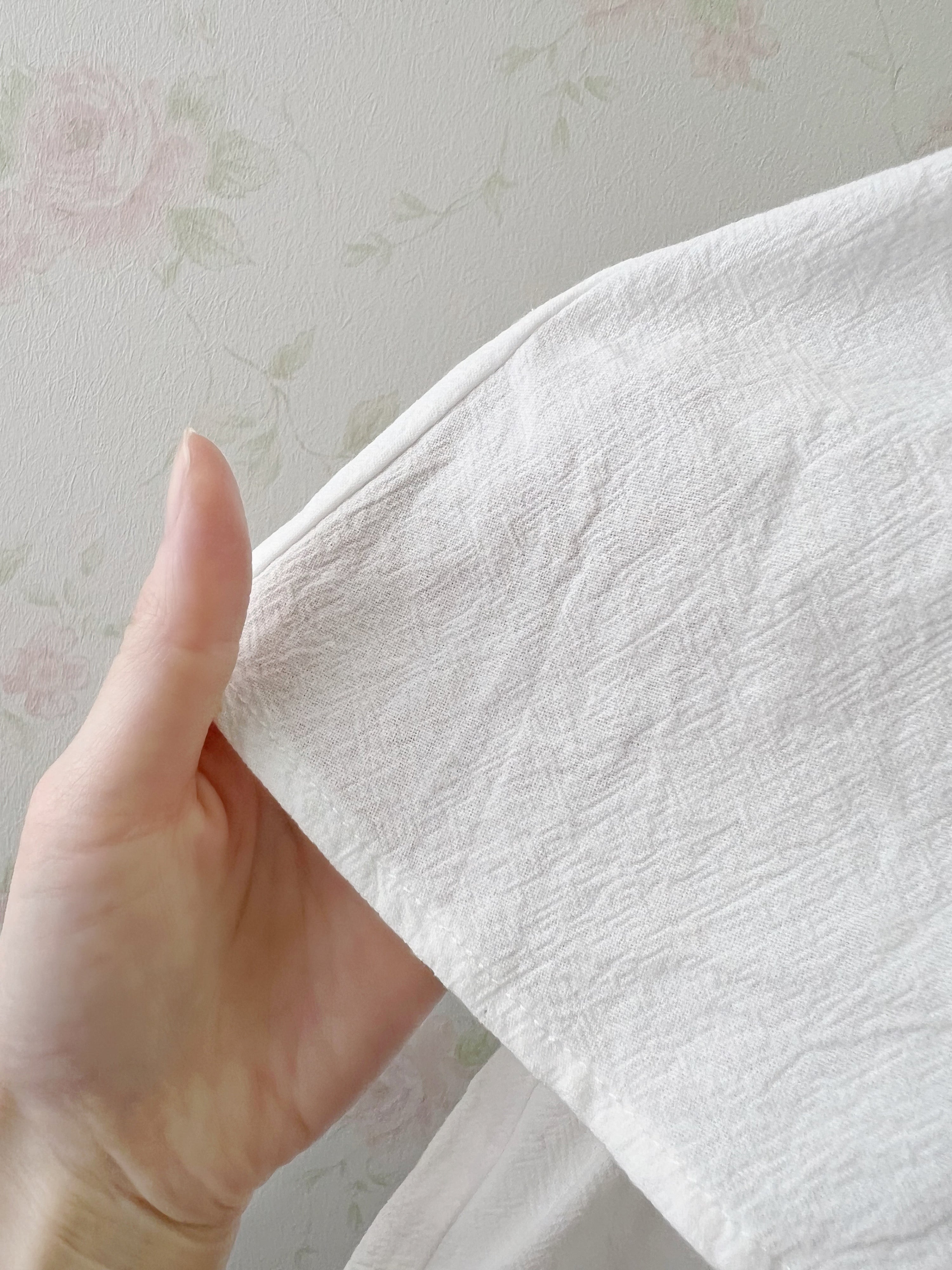 Layered Camisole Summer Cotton Dress (White)