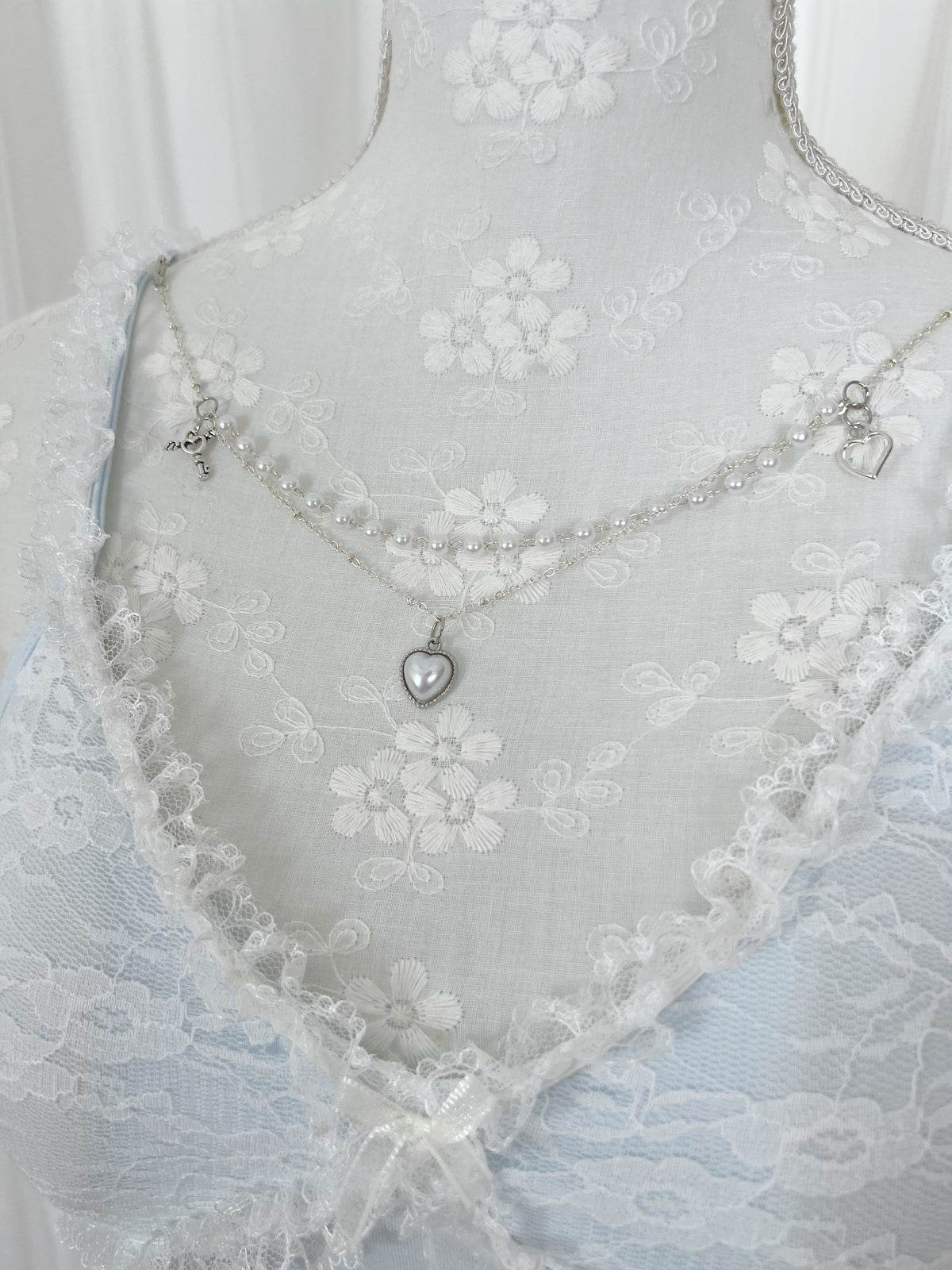 (Pre-order)Vintage Angel Blue Poppy Dress & Cami Set