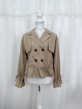 axes femme Short Trench Coat