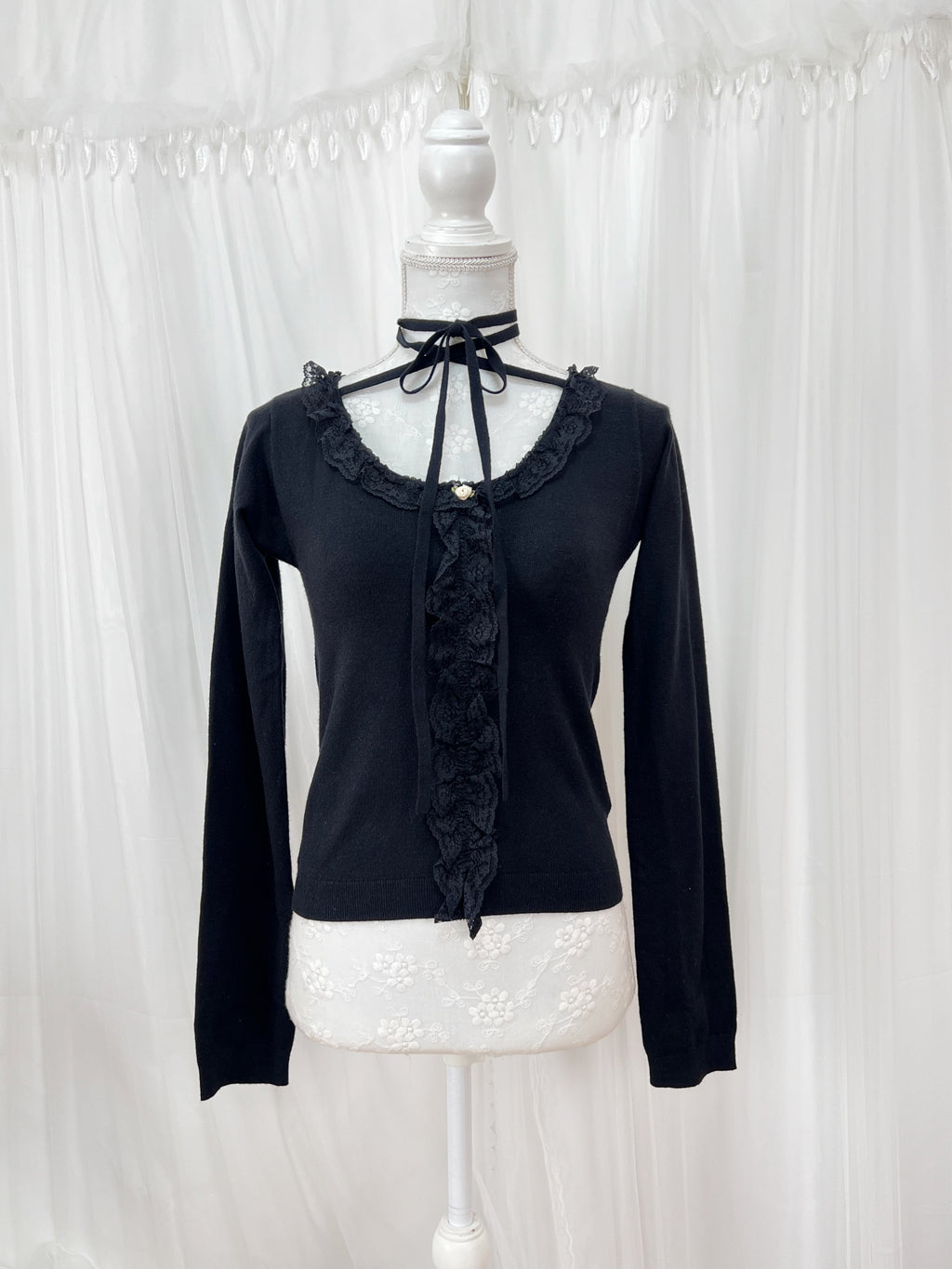 jouetie Choker Attached Top (Black)