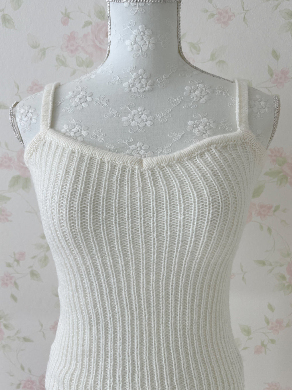 Camisole Cardigan Set (Ivory)
