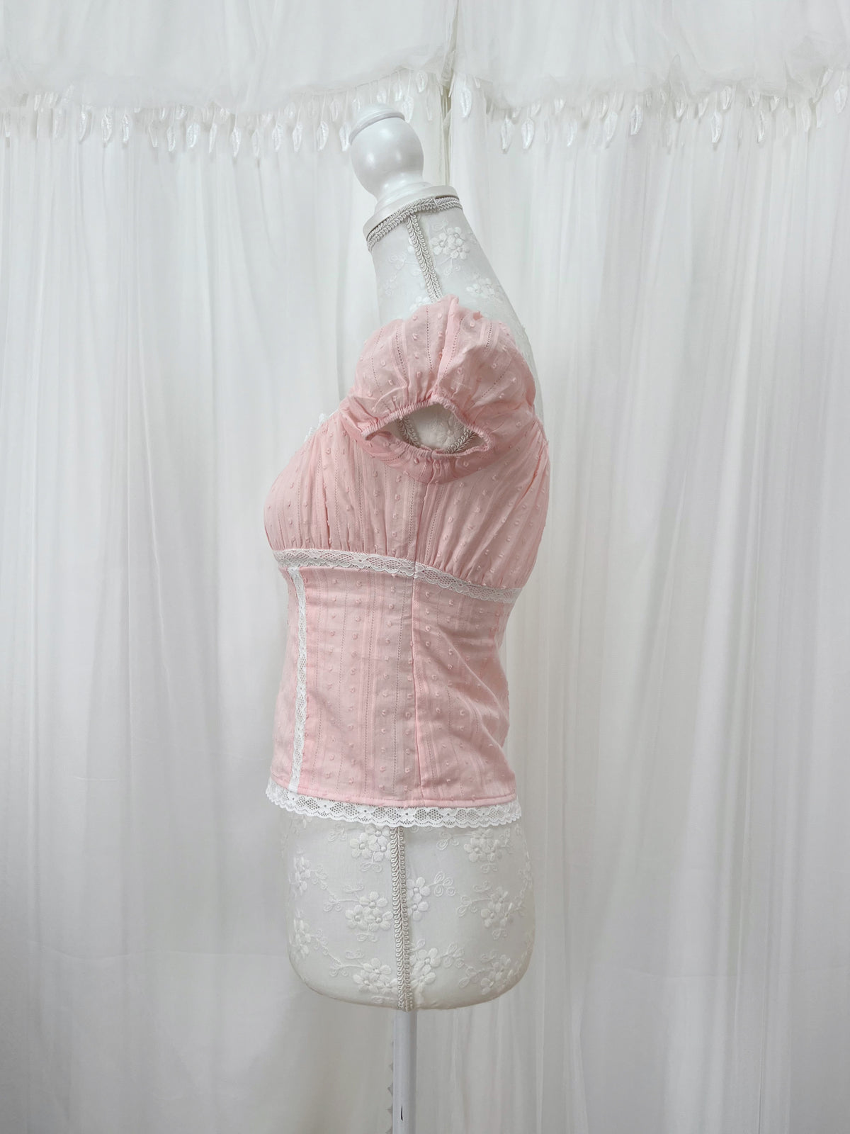 1998beforethedawn Cynthia Top(Peach Pink)