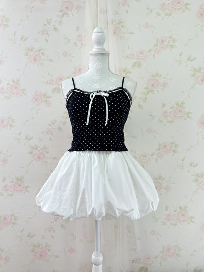 Olive des Olive Polka Dot Camisole (Black)