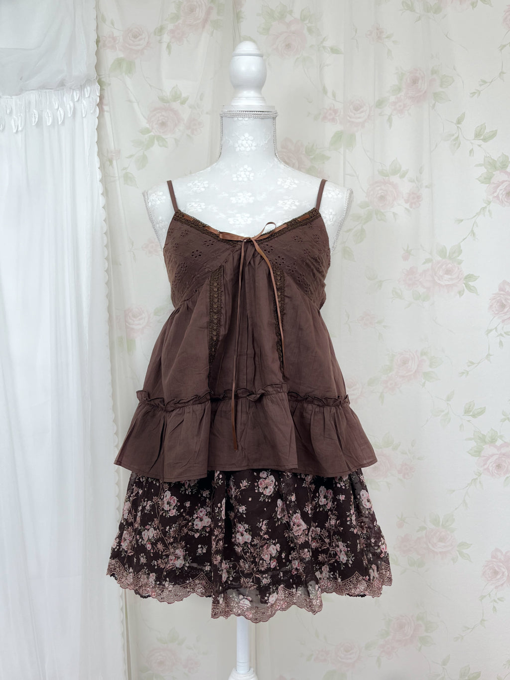 1998beforethedawn Esme Cami Top (Chocolate)