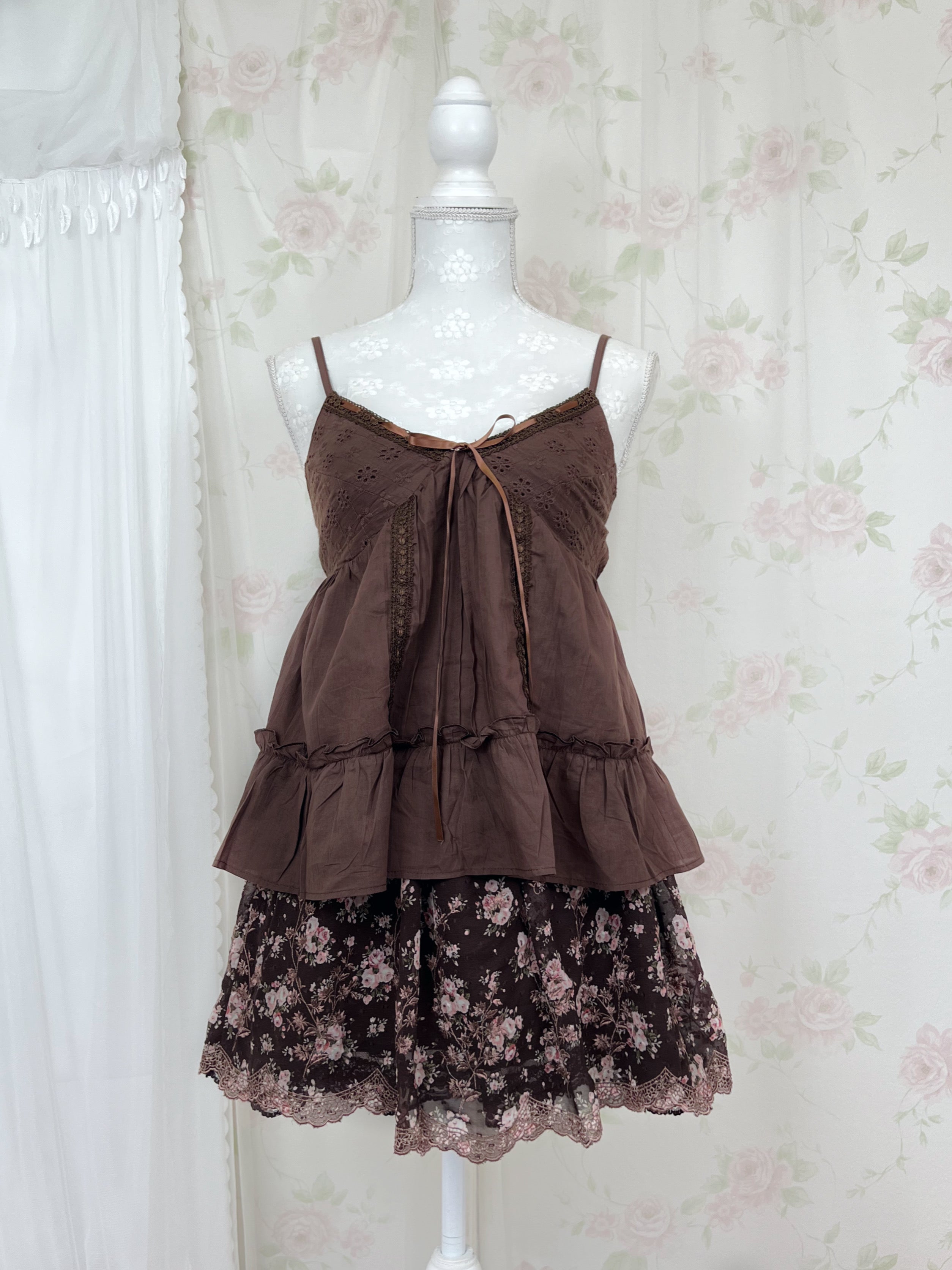 1998beforethedawn Esme Cami Top (Chocolate)