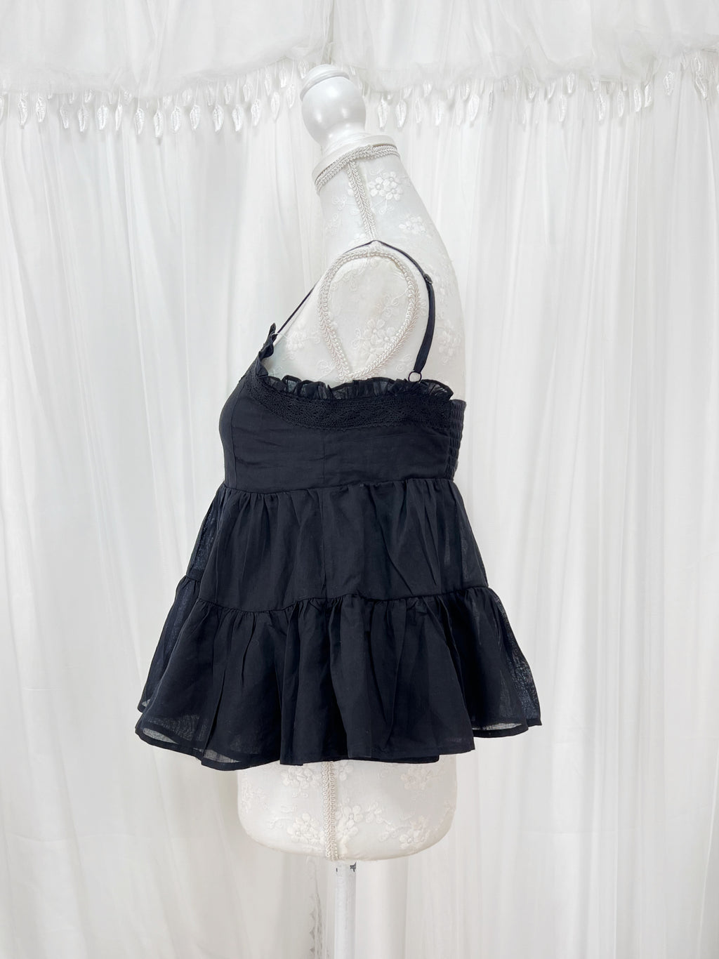 Flare Dolly Camisole (Black)