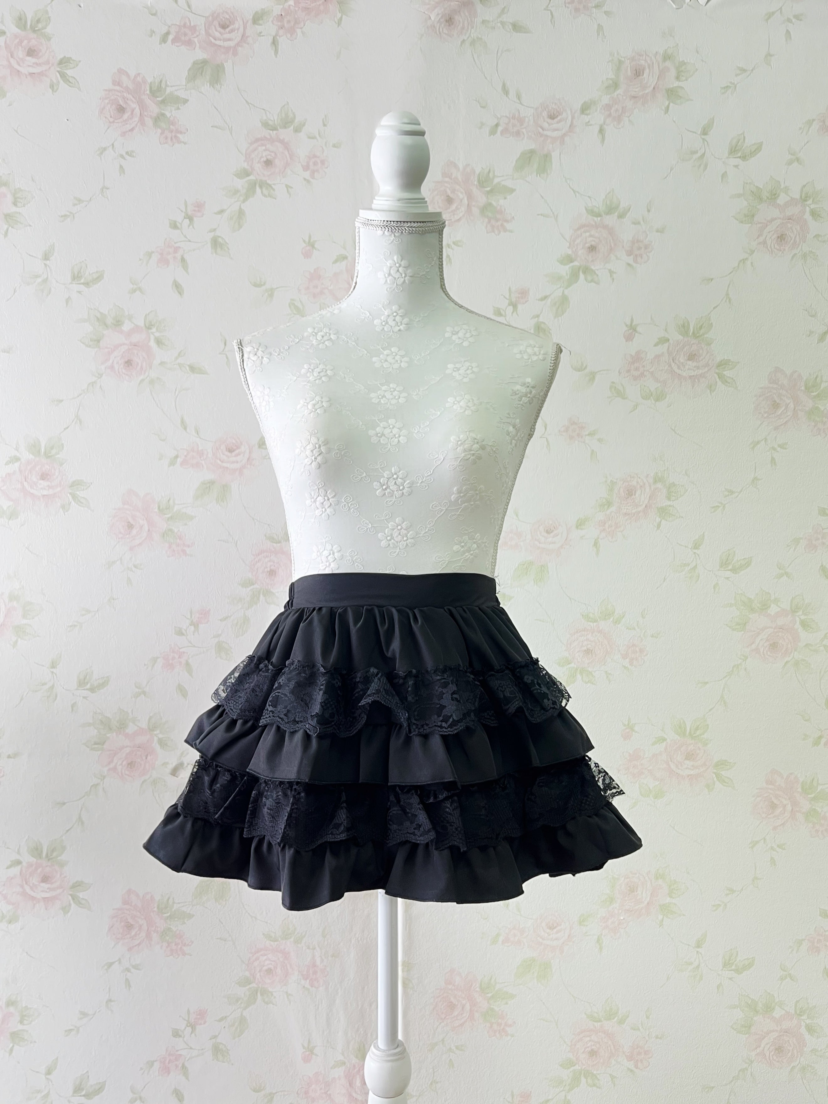 Layered Shoujo Sukapan (Black)