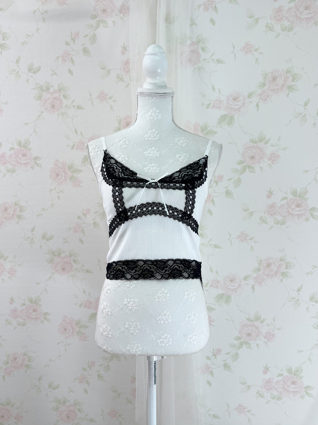 Dream Vision Y2K Gyaru Camisole (White)