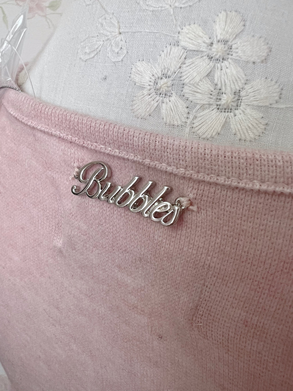 BUBBLES Milkmaid Front Lace Top (Pink)