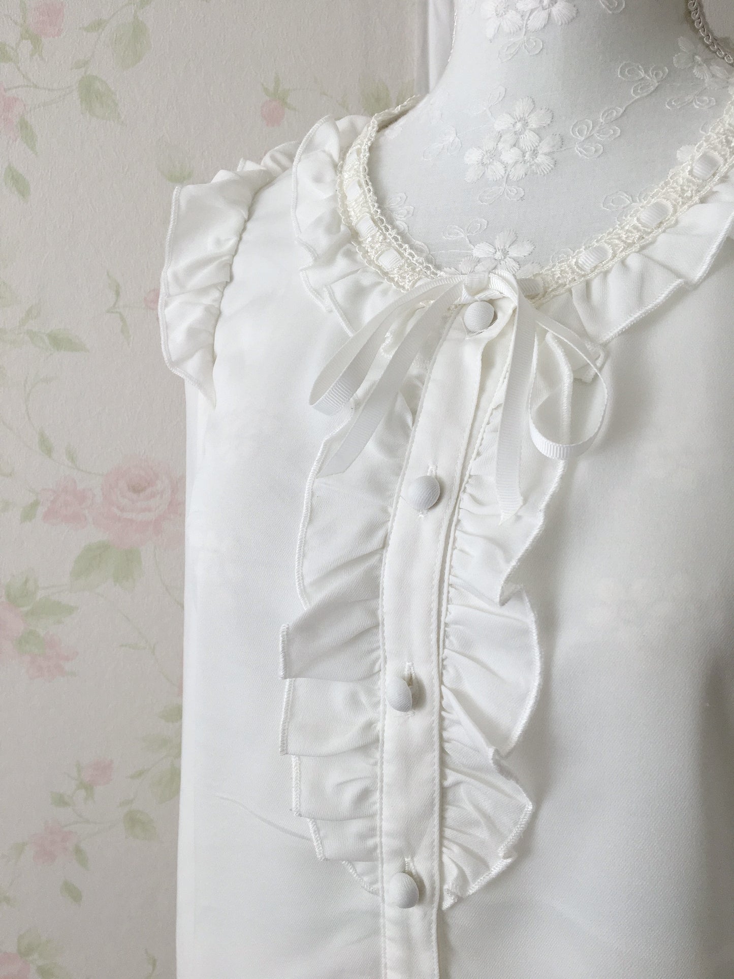 Secret Honey Ruffled Classical Blouse