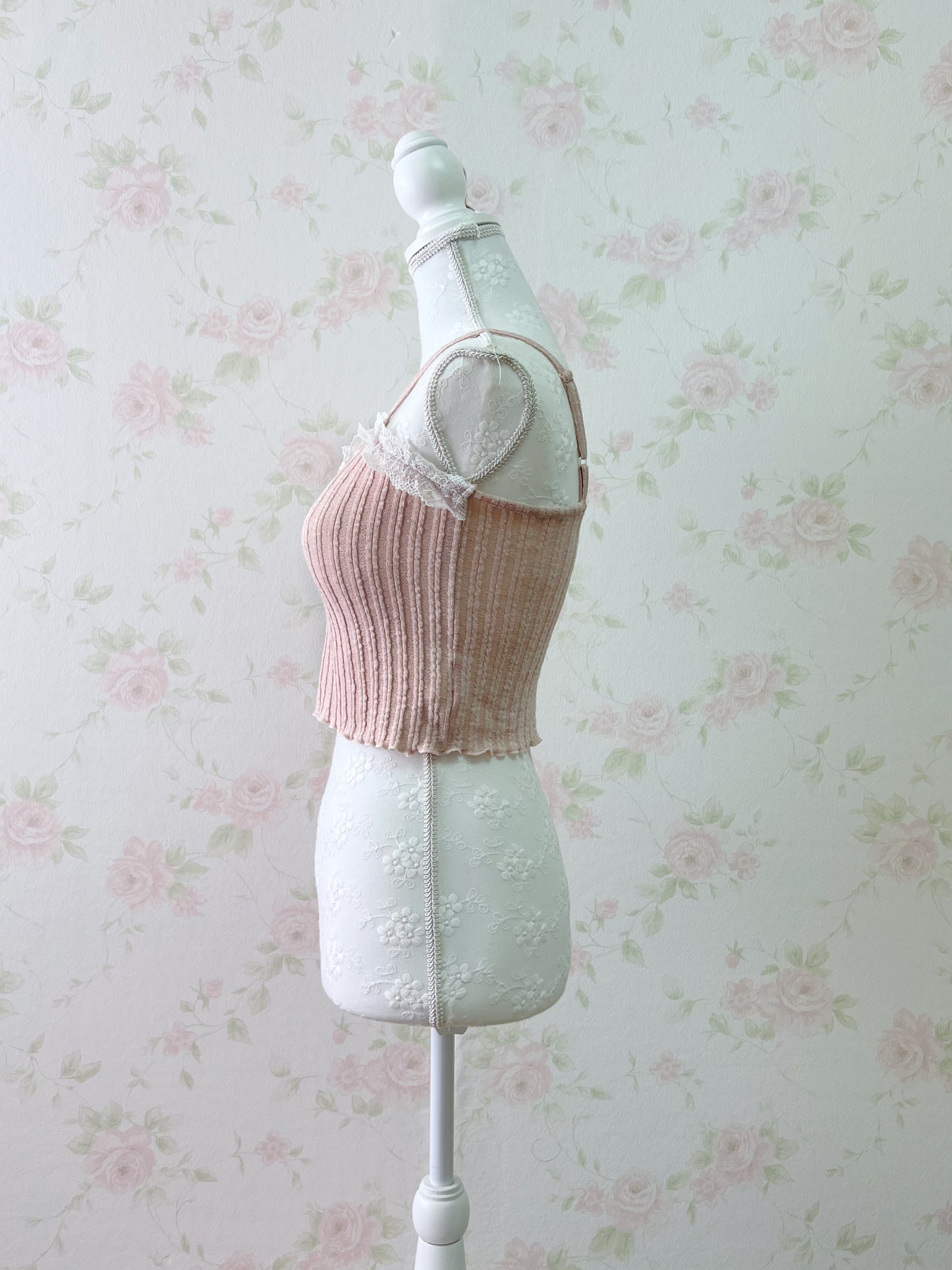 GRL Shoujo Camisole Set Cardigan (Pink)