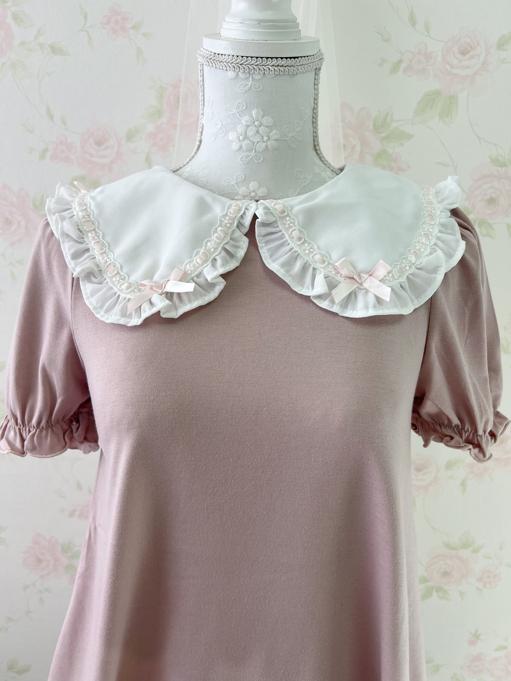 Ank Rouge Dolly Collar Dress (Pink)