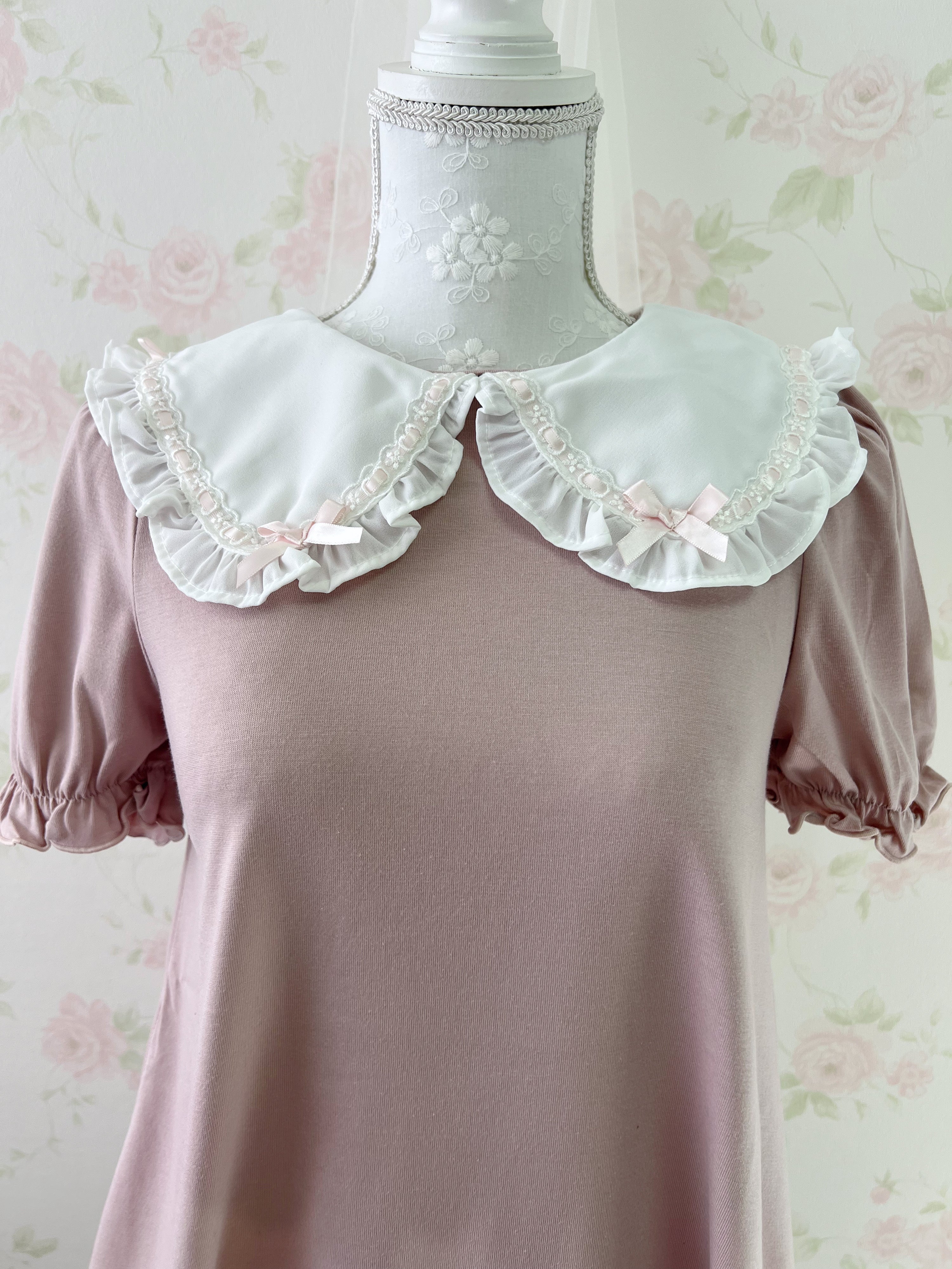 Ank Rouge Dolly Collar Dress (Pink)