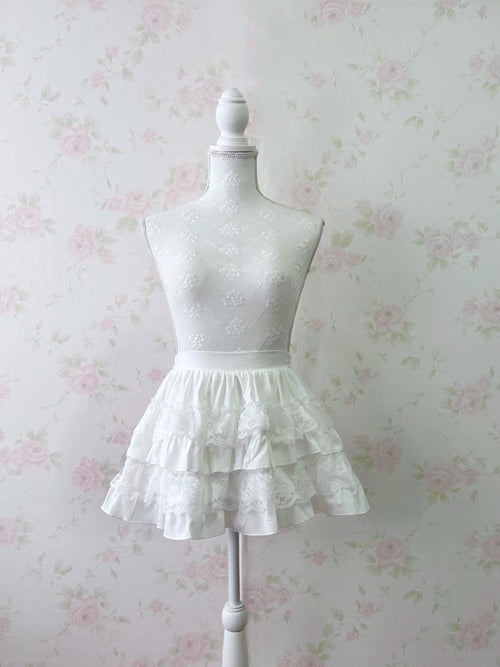 (20%OFF) Layered Shoujo Sukapan (White)