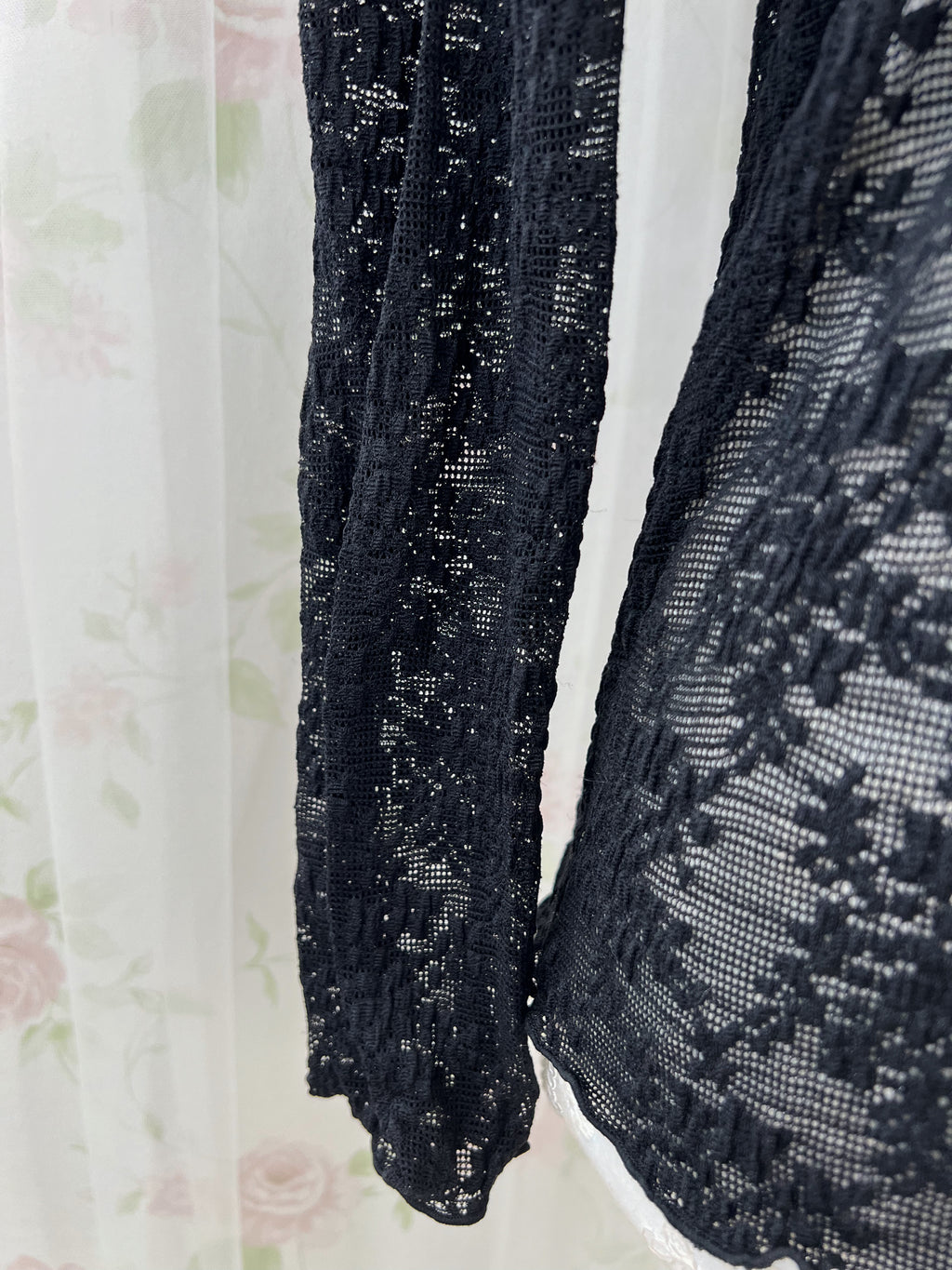 FREAK'S STORE Lace High Neck Top (Black)