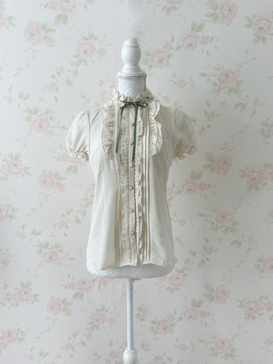Amavel Classical Stand Collar Blouse