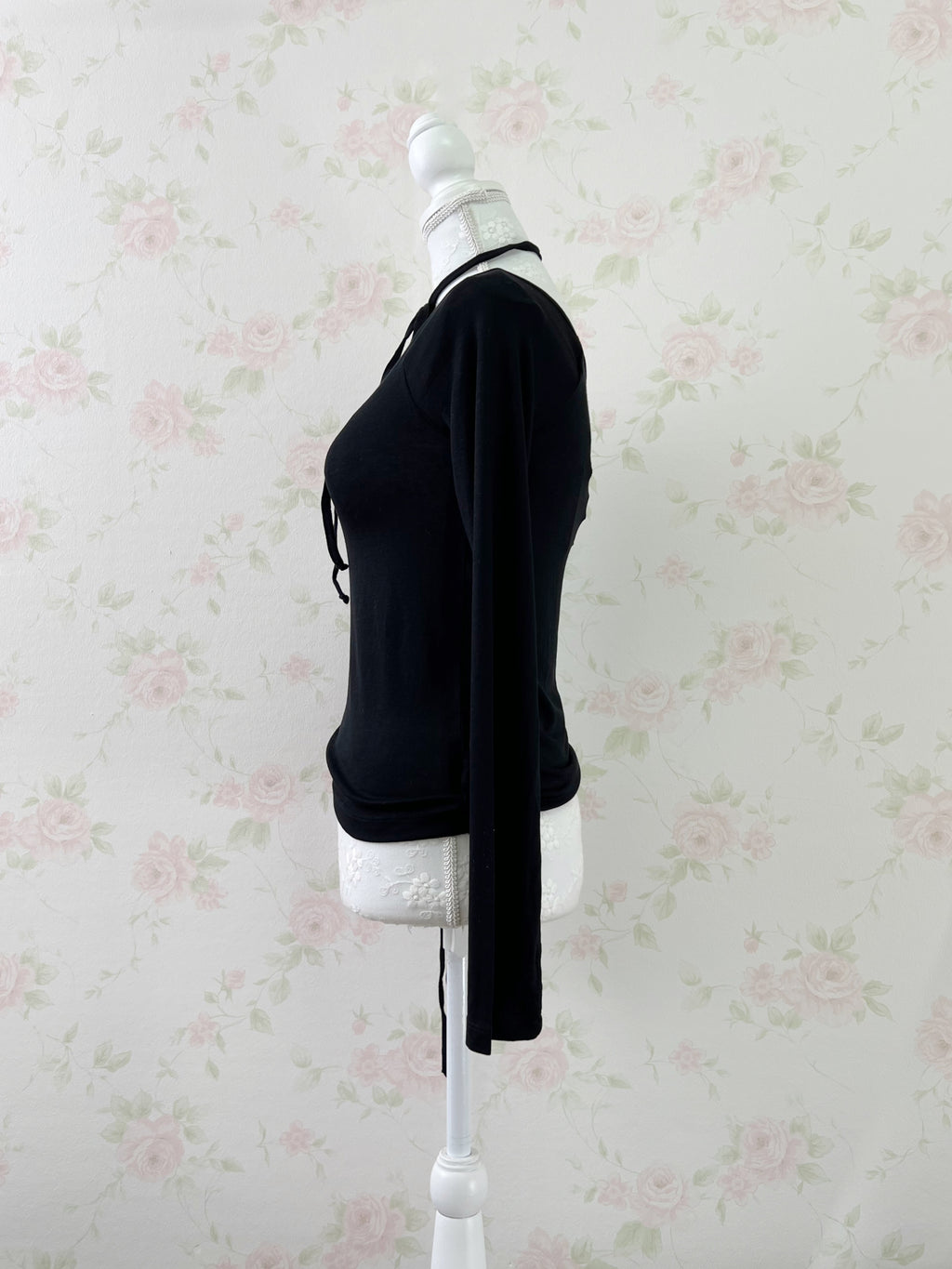 Choker Off Shoulder Side String Top