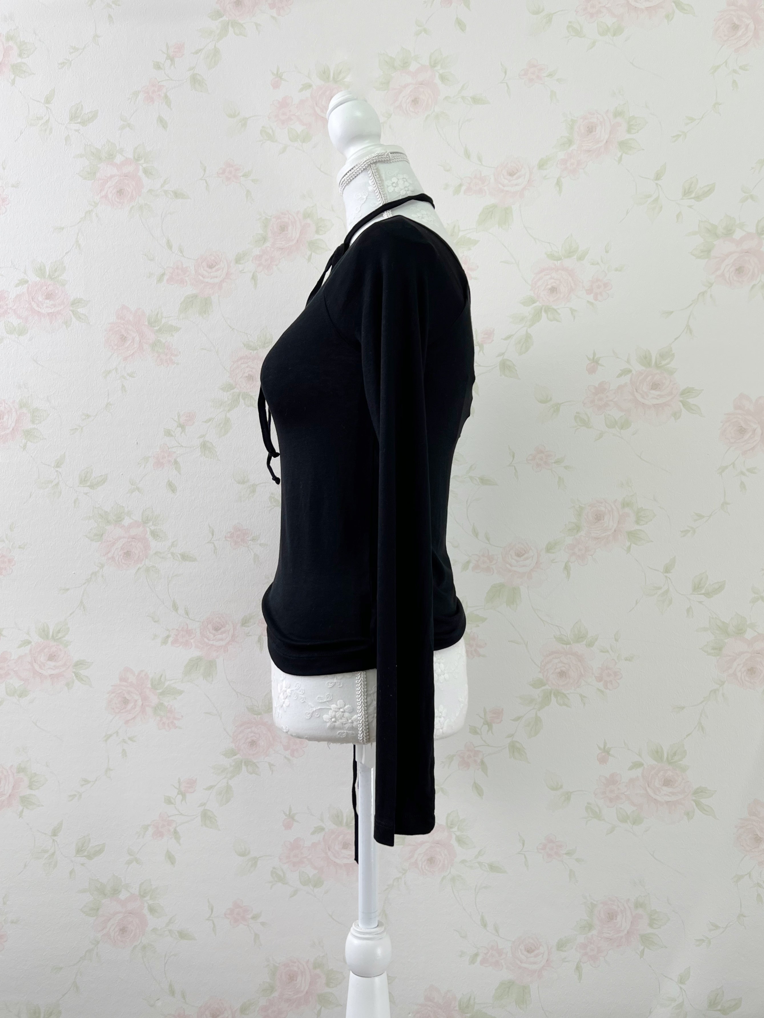 Choker Off Shoulder Side String Top