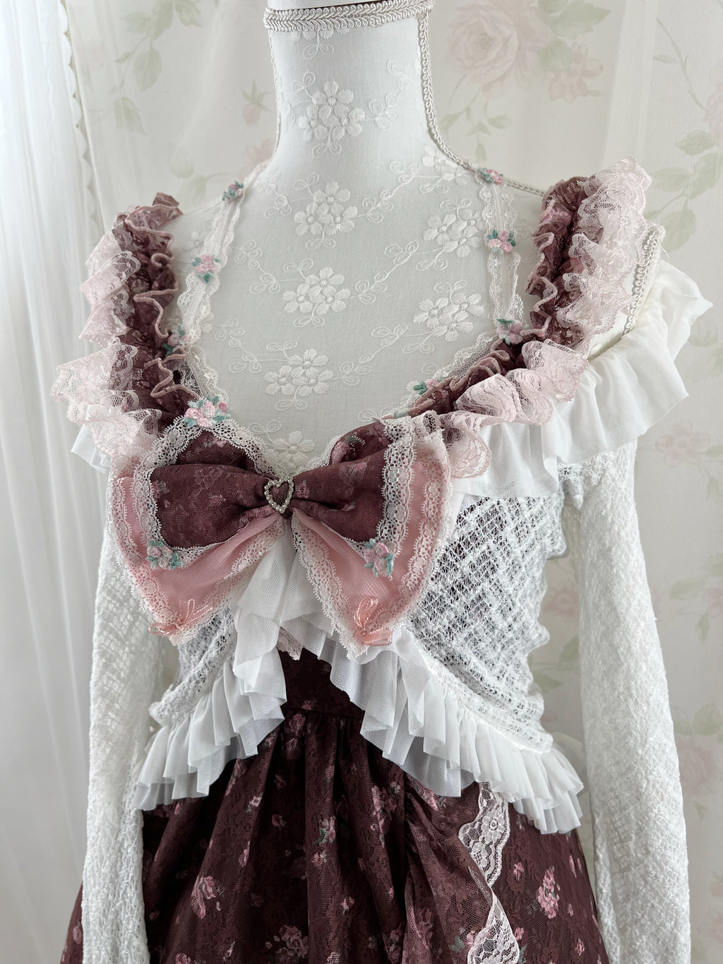 (Pre-order)Vintage Angel Tailor Fairy Pretty Dress (Brown)