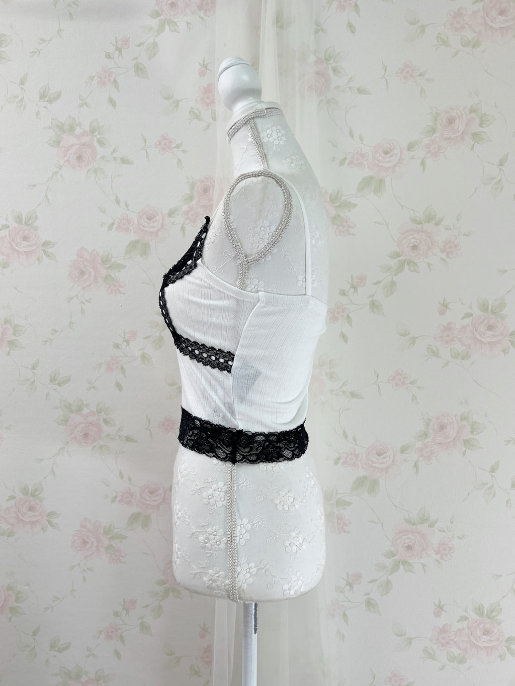 Dream Vision Y2K Gyaru Camisole (White)