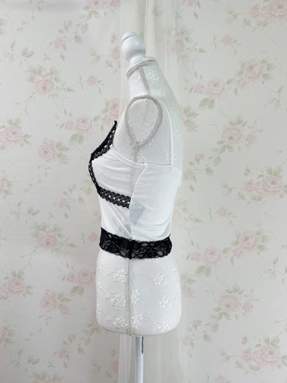 Dream Vision Y2K Gyaru Camisole (White)
