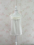 axes femme Lace Bow Camisole (Ivory)