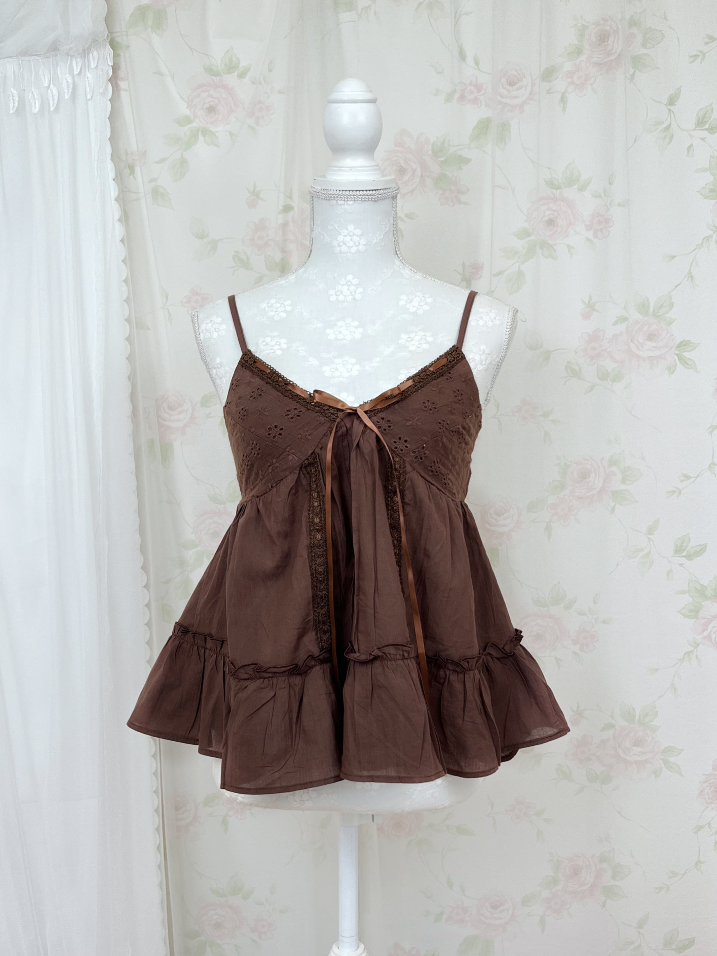 1998beforethedawn Esme Cami Top (Chocolate)