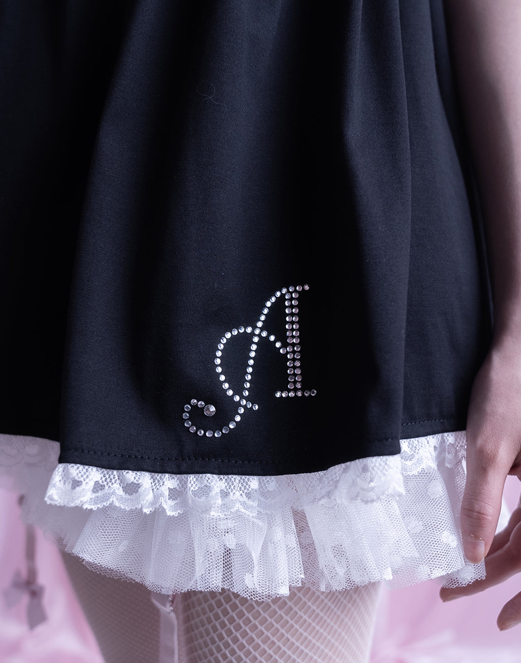 AVENCHUMU Neck ribbon & heart bijou baby doll