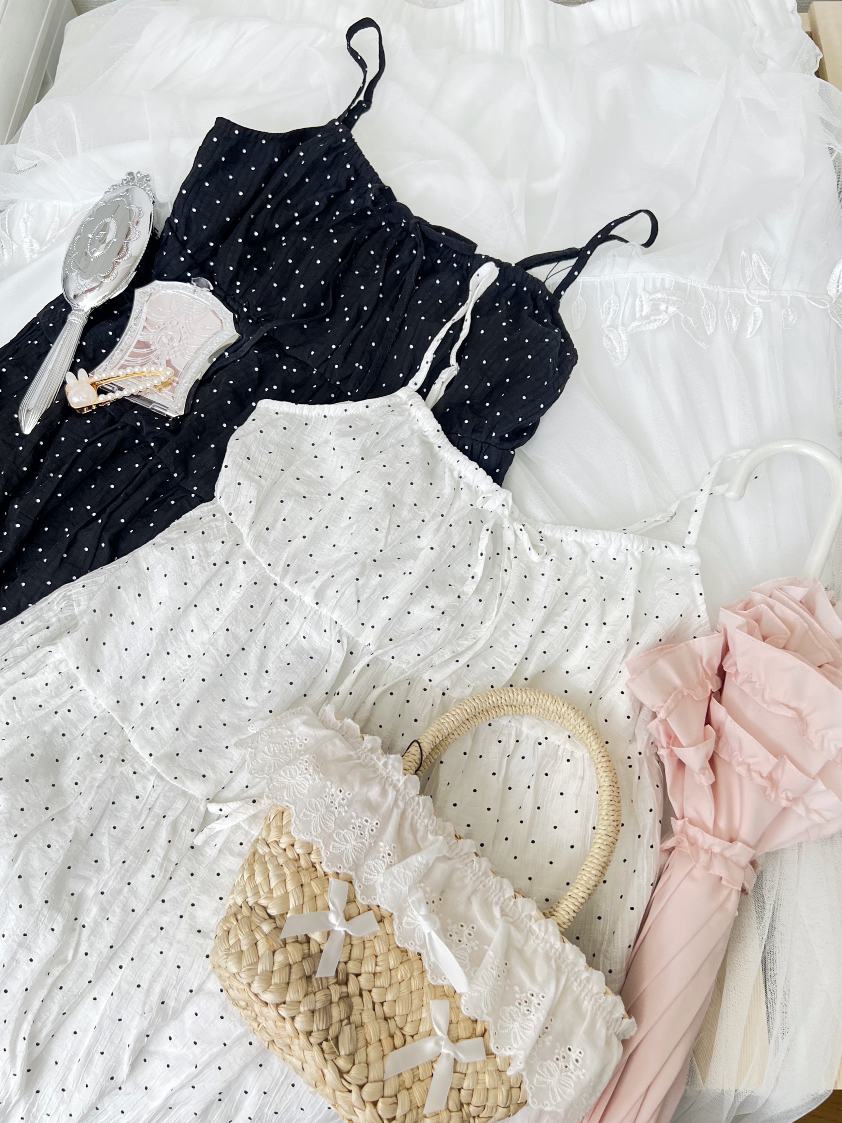 Polka dot Shoujo camisole dress
